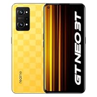 realme GT neo 3T-8+128GB 5G Smartphone ohne Vertragy,Snapdragon 870,80 W SuperDart-Aufladung,120 Hz Super AMOLED Display,Sony IMX766 Flaggschiff-Kamera,Dual SIM,NFC,Dash Yellow