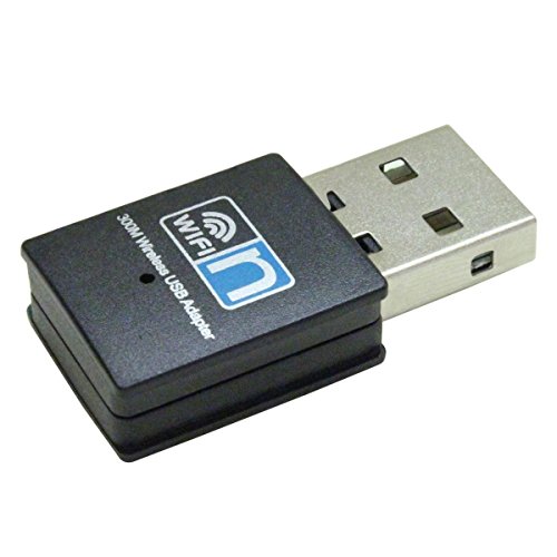 Tophere 300Mbps 802.11N/G/B Mini Portable USB 2.0 WiFi Adapter Wireless Network LAN Card