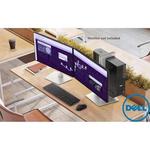Image of Dell Pro Slim QCS1250 SFF Desktop, New OptiPlex Version, 14th Gen i9-14900K (24 Cores, Up to 6.0GHz), 64GB DDR5 RAM, 4TB PCIe SSD, HDMI+DP, Up to 4 Monitor Support, USB-C, Wi-Fi 6E, Windows 11