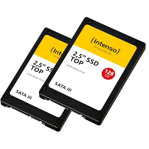 Intenso 2,5' SSD SATA III Top Doppelpack – Schnelle, stoßfeste SSD für PC & Notebook, Bis zu 550 MB/s Lesen, 500 MB/s Schreiben, 2er Pack, schwarz: Amazon.de: Computer & Zubehör
