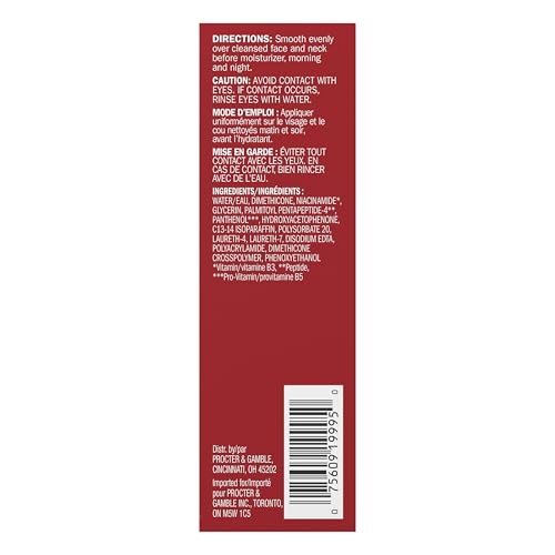Olay Collagen Peptide Visibly Firming Face Serum, Fragrance Free Anti Aging Serum for Hydration and Smoothing Skin, Collagen and Vitamin B3+, Fast Absorbing, Non Greasy, 1.3 FL OZ (40 mL) - image 6