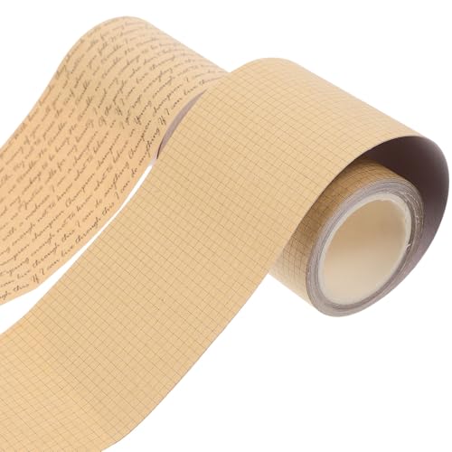 Beatifufu Cintas Adhesivas de Papel Kraft Vintage 2 Rollos (60mm X) para Manualidades DIY, Decoración de Cuadernos y Álbumes, Cinta Adhesiva Decorativa sin Residuo para Arte y