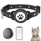 JIARUI GPS Cat Tracker with No Monthly Fee, Waterproof Cat Tracker Collar