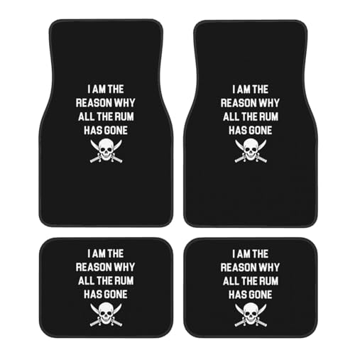 Pirate The Reason The Rum is Gone Pirate Floor Mats