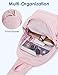 G4Free Crossbody Bag for Women Casual Sling Backpack Fashionable Shoulder Chest Fanny Packs Pink