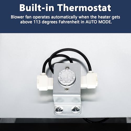Image of Hiorucet WHF100 Heater Fan Blower for Dyna-Glo 30000 BTU Natural Gas Blue Flame Vent Free Wall Heaters, WHF100 Fan Blower for Mr. Heater, Dyna Glo, Comfort Glow Wall Heaters.