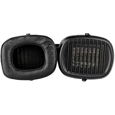 Monoprice Monolith AMT Headphones - Open Back Design, Comfort with Changeable Earpads, Mini 4-Pin XLR Headphone Connectors, 32 Ohm Nominal Impedance, 6 Foot Cable and 1/4 Inch to 3.5mm Adapter, Black
