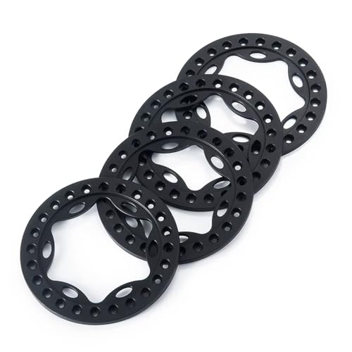 RC�X�y�A�p�[�c For Axial For Wraith For Trx-4 1/10 �A���~�� 2.2�C���` �r�[�h���b�N�A�E�^�[�����O RC�N���[���[�J�[�z�C�[������ �������i(Black)