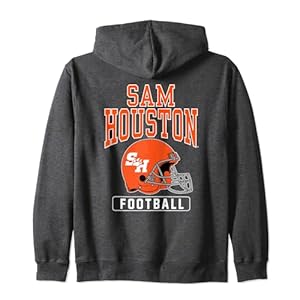 Sam Houston State Bearkats Football Helmet Zip Hoodie