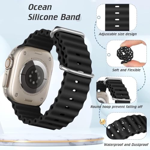 Image of STRAPY Strap Bands for F ire Boltt Ring BSW005, Compatible with 42mm | F ire Bolt Ring Pro BSW029 || Fire Boltt Ring Plus | F ire Boltt Call BSW014 | F ire Boltt Visionary BSW046 | Smartwatch Only