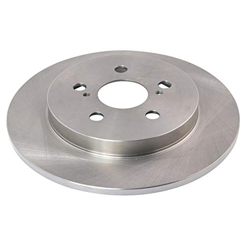 Image of TRQ Rear Brake Pad & Rotor Kit Ceramic Compatible with 2019 Toyota Corolla