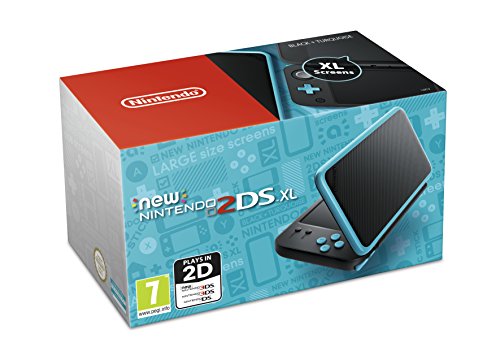  Nintendo Handheld Console - New Nintendo 2DS XL - Black and Turquoise - Nintendo 3DS [Edizione: Regno Unito]
