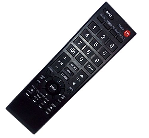 Replaced Remote Control Compatible for Toshiba 32L2400U 32SL400 40E210U 40L2400U 50L1450U LED HDTV