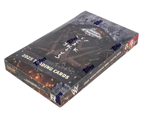 2025 Topps Chrome Cactus Jack Trading Cards, Wrestling Card Collection Pack, Premium Sports Entertainment Collectible Set