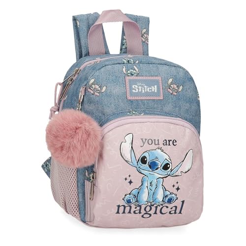 Disney Joumma Bags Stitch Vous êtes des sacs à dos magiques, des sacs à dos scolaires, des sacs à dos pour enfants, Comprend un pompon décoratif, plusieurs compartiments Disney Joumma Bags Stitch Vous êtes des sacs à dos magiques, des sacs à dos scolaires, des sacs à dos pour enfants, Comprend un pompon décoratif, plusieurs compartiments