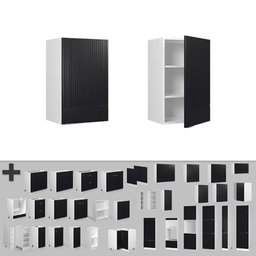 Vicco Pensile Da Cucina Nero A Righe 45 Cm - 5