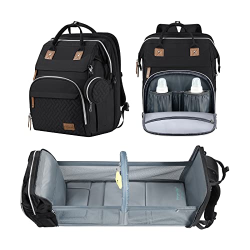 Image of Baby Diaper Bag Backpack, Diaper Changing Station for Boy Girl, Baby Registry Search Shower Gifts Baby Stuff Newborn Essentials Unisex, New Mom gift for Women, Waterproof