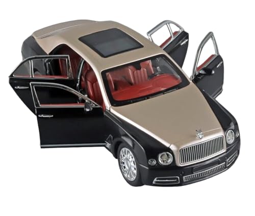 Image of Magicwand Die-Cast Zinc Alloy 1:24 Scale 2024 Bentlley Mulsanne Large with 6 Openable Doors,Lights & Music & Steerable Front Wheels【Random Color】【Pack of 1】