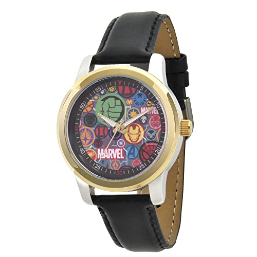 Marvel Mens Classic Quartz Metal Casual Watch, Color:Black (Model: WMA000058) (B0723F8CX8) Amazon Price History, Amazon Price Tracker