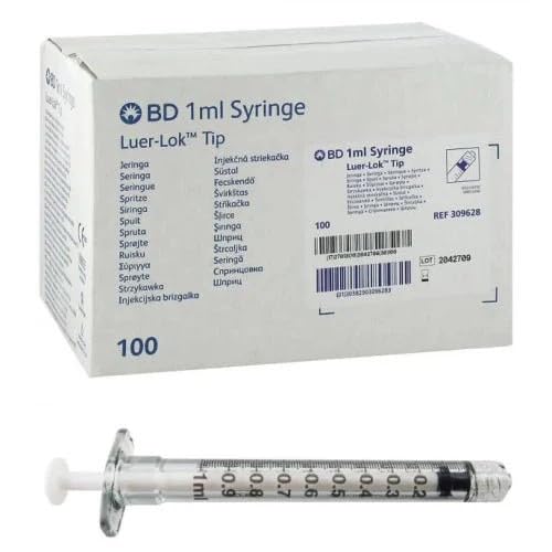 Jeringas 1 ml Luer Lock CF.100 unidades