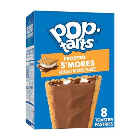 Pop-Tarts Toaster Pastries, Breakfast Foods, Kids Snacks, Frosted S'mores, 13.5oz Box (8 Pop-Tarts) Cover