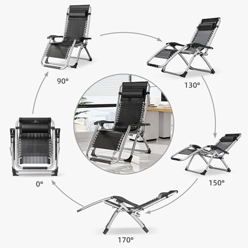 Chaise Longue Gravity Lounge en Métal Robuste : L'Élégance du Mobilier d'Extérieur - 5