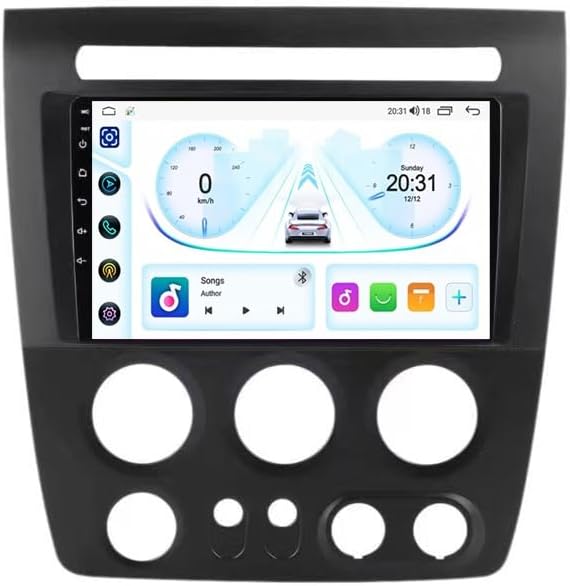 9-calowy dotykowy radio GPS dla Hummer H3 2005-2010, obsługuje BT WiFi Mirror Link 4G sterowanie z kierownicy(HM611 8 Core 4G+Wifi 8+256GB)