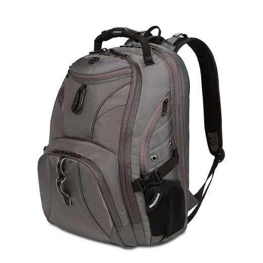 Best buy swiss gear backpack SwissGear 1900 TSA Laptop Backpack in Sting Grey