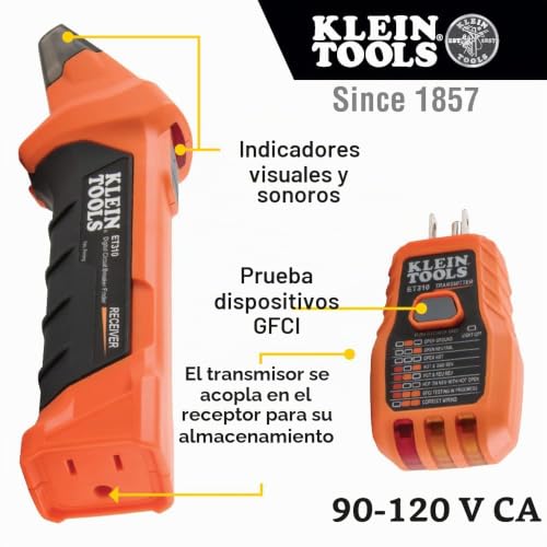 Buscador de interruptores Klein Tools 80016 para solucionar cortes de luz erróneos 3