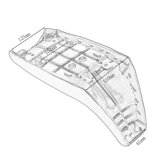 Sillín para PW50 impermeable con base reforzada antideslizante 4