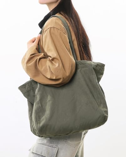 Bolso Tote de Lona para Mujer Casual de Trabajo miniatura 2