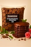 Milk Chocolate Melting Wafers for Molds 2LB– Merckens Style, Chocolates Cocoa Lite, Creamy & Sweet Taste, Perfect for Dipping, Desserts, and Chocolate Fountains, 32oz by ZANOON (Milk Chocolate)