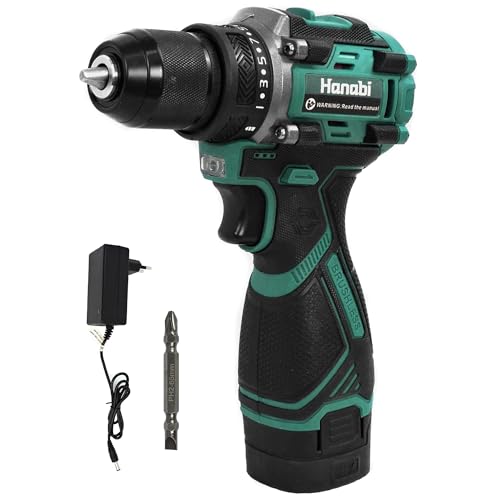 Parafusadeira furadeira Brushless 10mm Leve Sem Fio Bateria 16.8V 1500mAh Portátil Hanabi