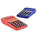 Emraw Pocket Size Calculator 8 Digit, Dual Power, Large LCD Display, School Student Desktop Accounting Office Calculators (Pack of 5) Colors May Vary