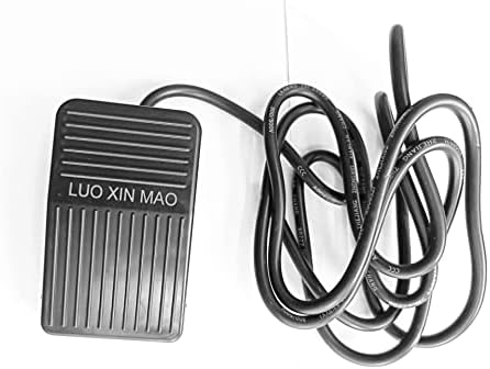 Black AC250V 10A SPDT NO NC Momentary Foot Pedal Switch for CNC Industrial with Anti-Skid Rubber Surface