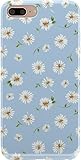 Casely iPhone 6/7/8 Plus Case | Daisy Daydream Baby Blue Floral Hard Shell Phone Case