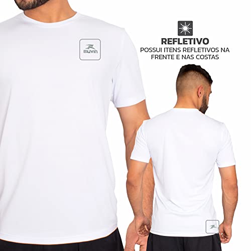 Camiseta Color Dry Workout Ss Muvin Cst-300 - Branco - Gg