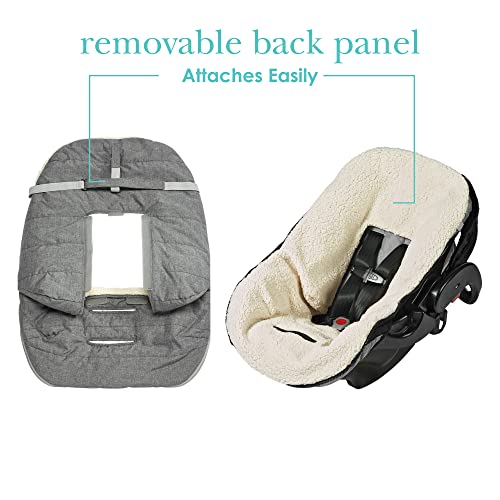 Jj Cole J00831 Bundle Me Winter Baby Car Seat Cover And Bunting Bag - Weather Resistant Baby Carrier Cover - Stroller Accessories And Winter Baby Essentials thumb #3