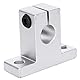4 Stück SK10 Linear Motion Rail Klemmführung Unterstützung für Welle mit 10 mm Durchmesser, Wellenhalterung aus Aluminiumlegierung Hardware Befestigungsschiene Zubehör Industriewerkzeug