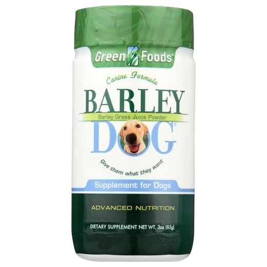Green Foods Dog Barley Powder, 3-Ounce