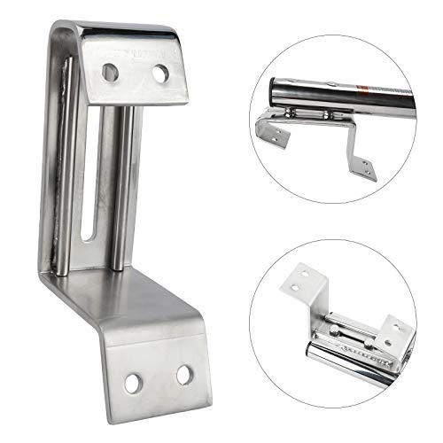 DasMarine Standard Transom Mounting Bracket Stainless Steel Boat Dive Ladder Parts Quick Release Mount Bracket for Transom Diving Ladder and Boat Sport Dive Ladder(Ladder is not Included)