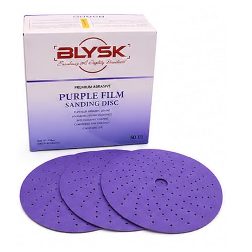 Purple Zirconia Sanding Discs 6 Inch, 50 Pack (220)