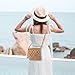 Peicees Crossbody Bag Purse For Women Bohemian Shoulder Bag Woven Crochet Purse For Summer Beach Travel Clutch Handbag