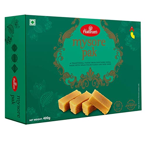 Haldiram Mysore Pak 400 G X 1 Box (Mysuru Paaka) #TOP20