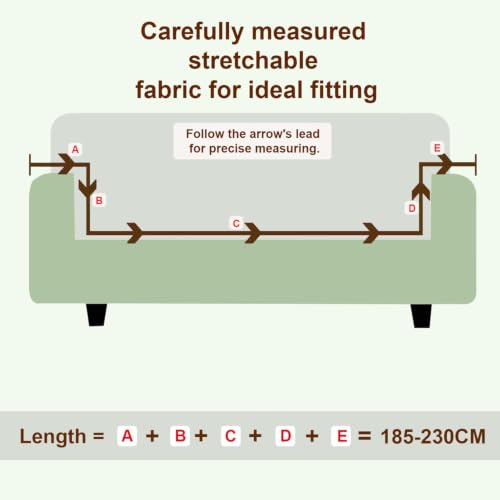 Image of House of Quirk Embo Series Three Seater Jacquard Sofa Cover - Ivory