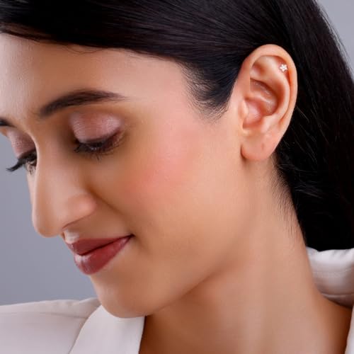 Image of GIVA 925 Silver 18k Gold Plated Anushka Sharma Golden Star Constellation Studs | Rakhi Rakshabandhan Gift for Sister Bhabhi, Gifts for Women & Girls |With Certificate of Authenticity and 925 Stamp