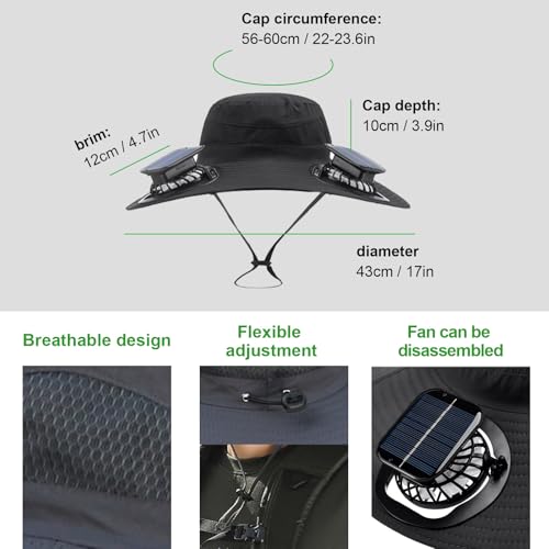 Image of 2026 Upgraded Fishing Hats with Sunglasses