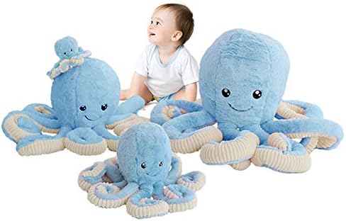 DENTRUN Octopus Stuffed Animals, Octopus Plush Doll Play Toys for Kids Girls Boys Adults Birthday Xmas Gift Present 7/16/24/32 Inches, 5 Colors