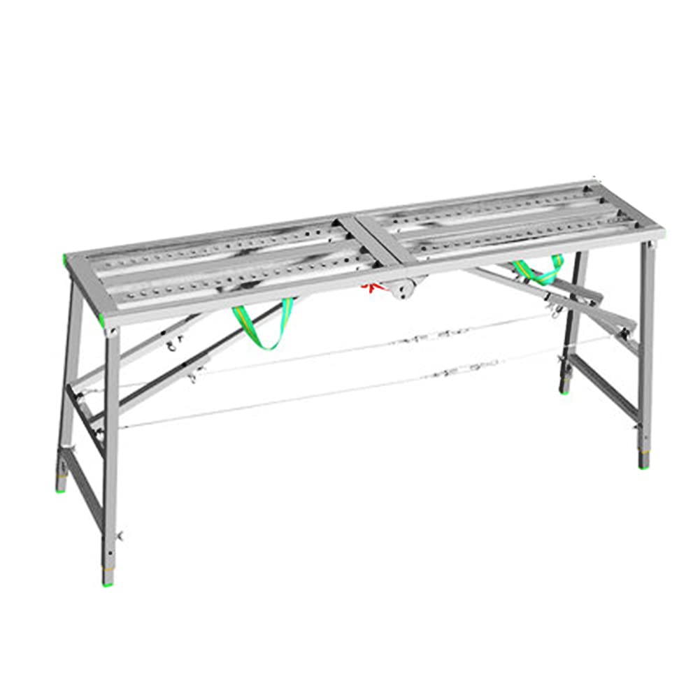 Photo 1 of Aluminum Scaffolding Multi Purpose Folding Scaffold Ladder Adjustable High-882 Lbs