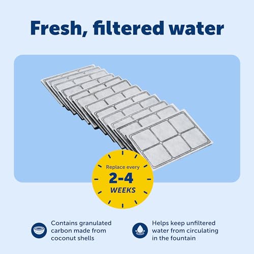 PetSafe Drinkwell Premium Replacement Carbon Filters, Dog and Cat Water Fountain Filters, Pack of 12 by PetSafe - Image 3
